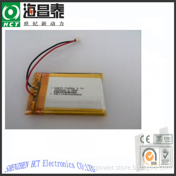 4.2V 2400mAh Rechargeable Lithium Li -Polymer Battery